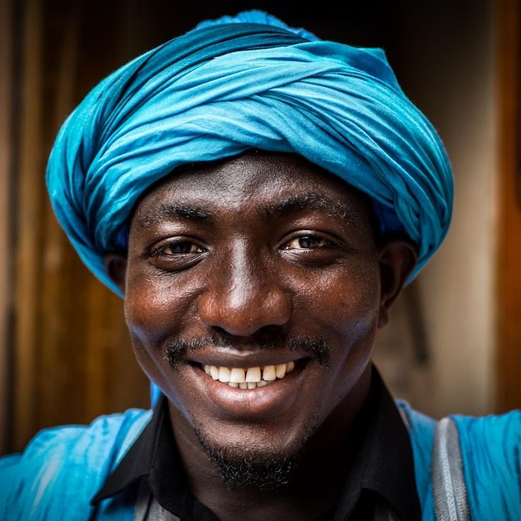 Portrait of Luna Morozov, group coordinator and fusion cooking expert